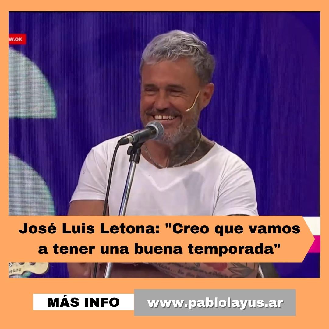 José Luis Letona: "Creo que vamos a tener una buena temporada"