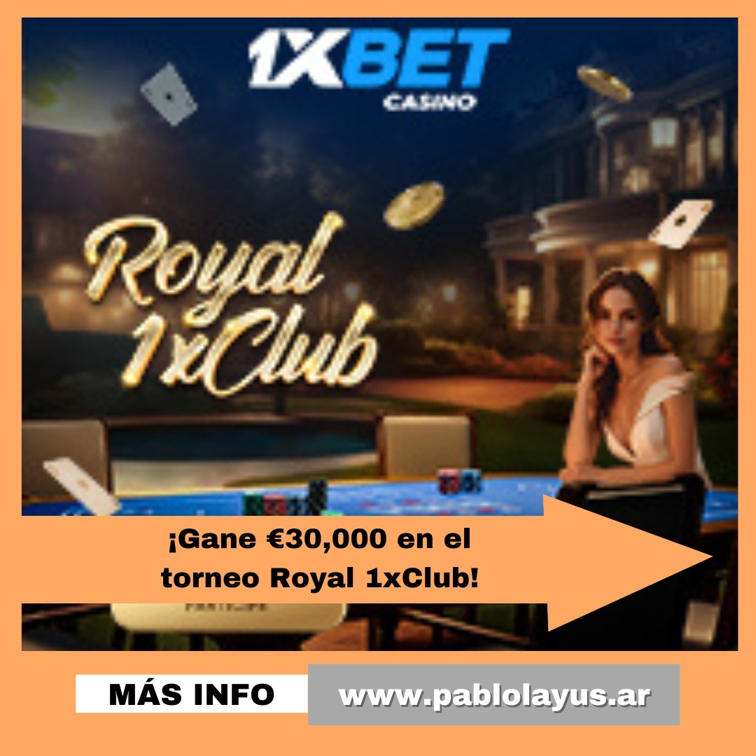 ¡Gane €30,000 en el torneo Royal 1xClub!