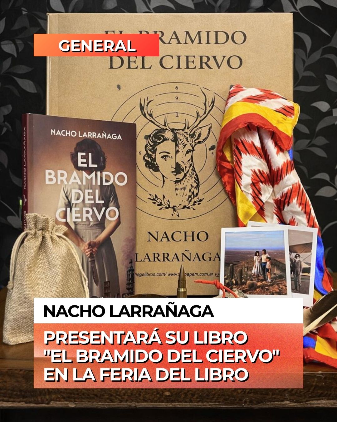 Presentación del libro El bramido del ciervo de Nacho Larrañaga en la Feria del Libro