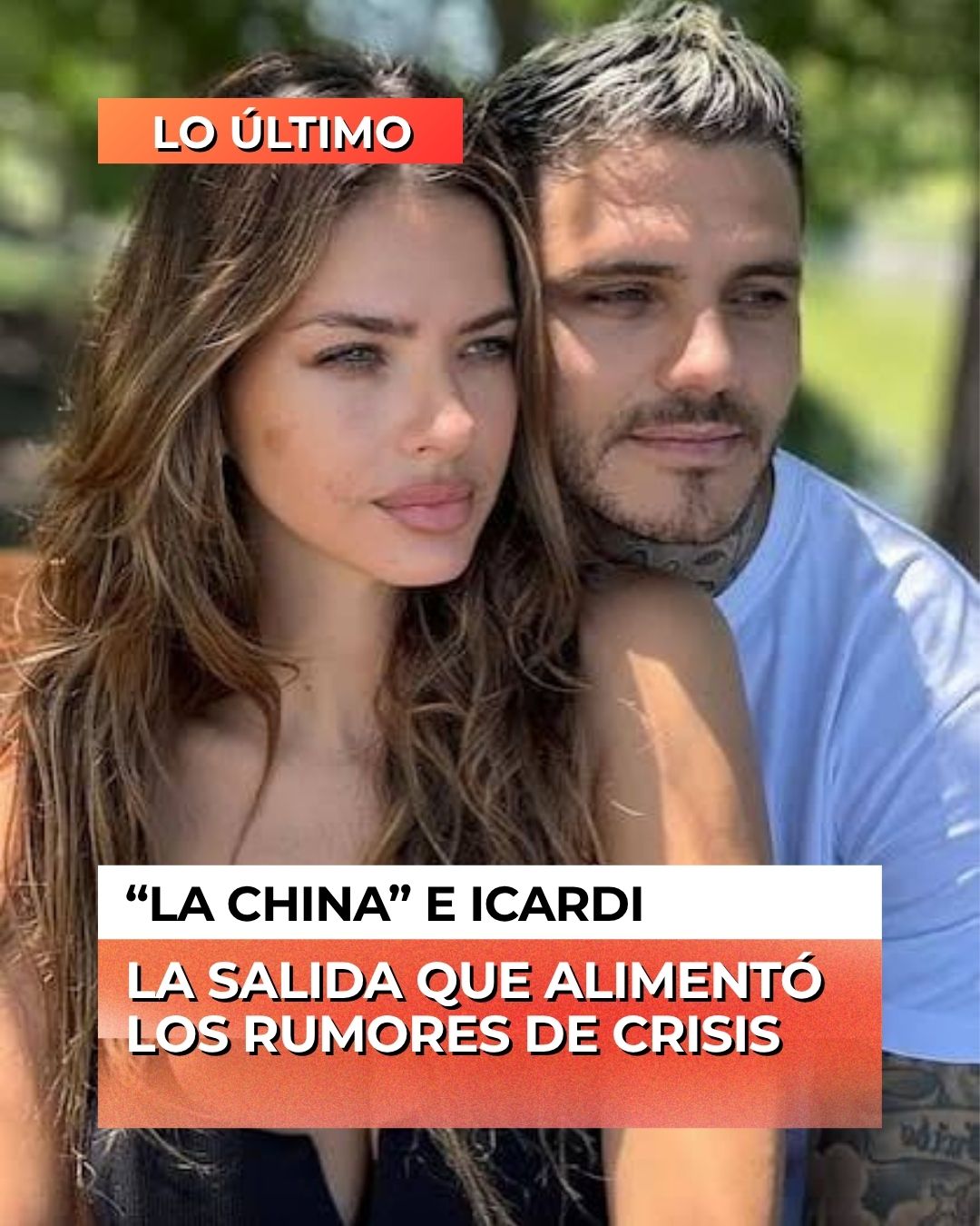 La China Suárez y Mauro Icardi en crisis
