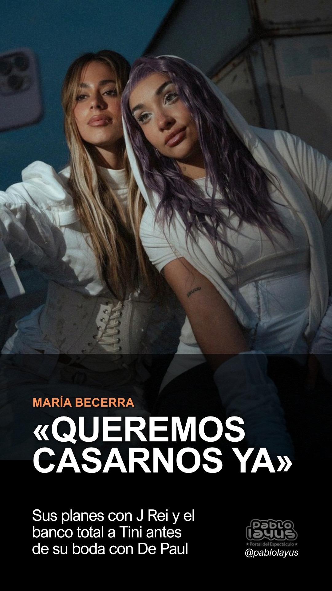 María Becerra y Tini Stoessel