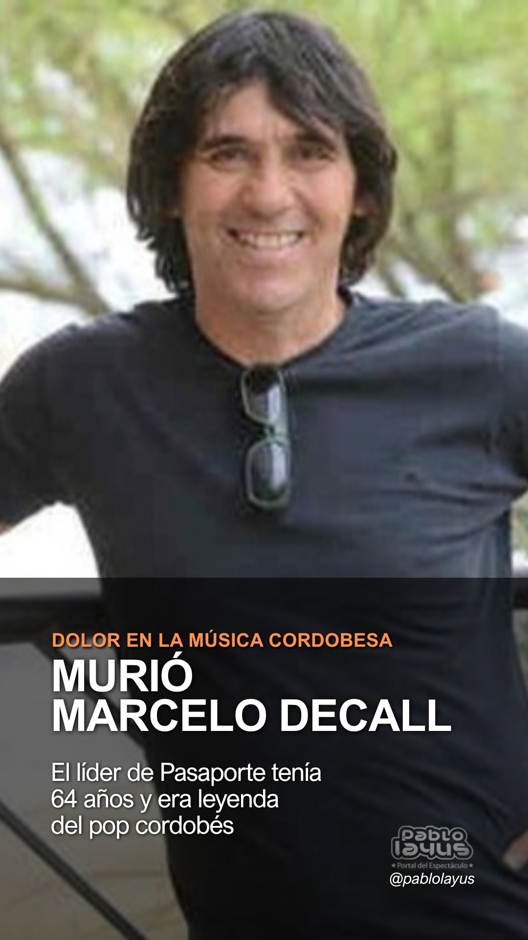 Marcelo Decall, líder de Pasaporte