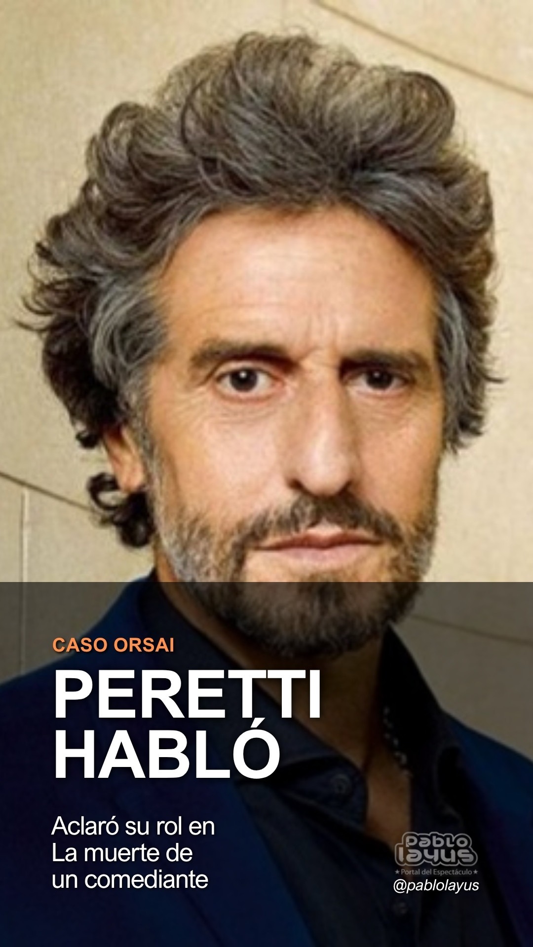 Diego Peretti habló sobre la denuncia contra Orsai