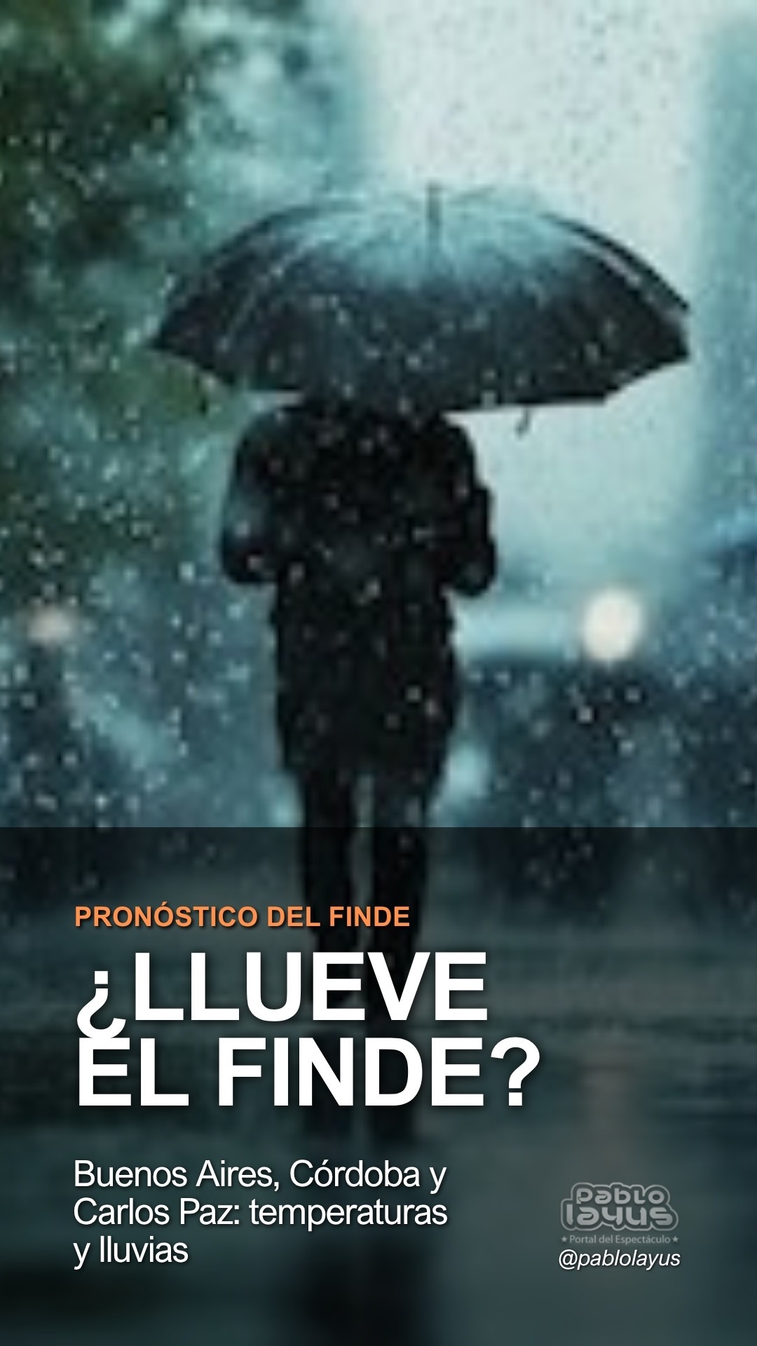 ¿Llueve el finde? Pronóstico para Buenos Aires, Córdoba y Carlos Paz