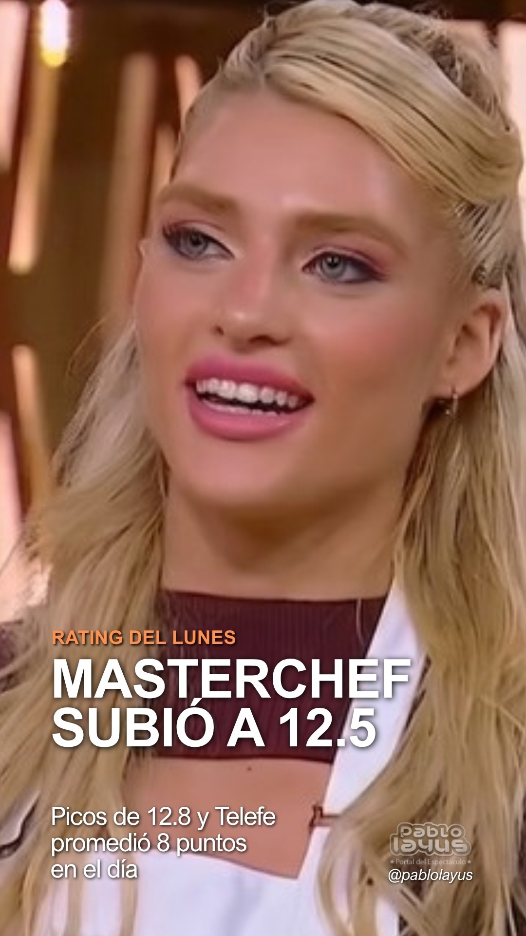 Rating del lunes 19 de octubre: MasterChef Celebrity